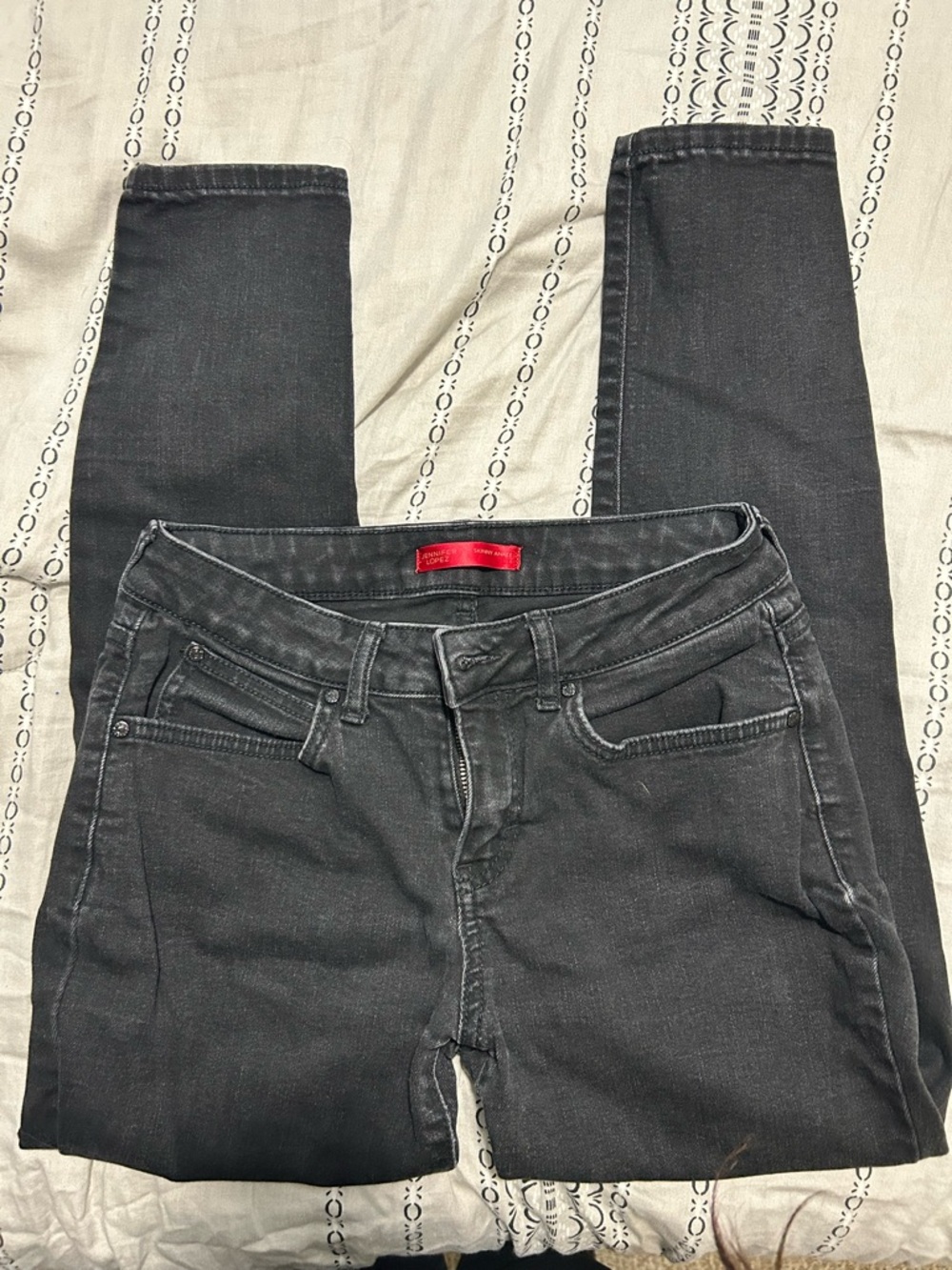 JLO Women’s Black Skinny Jeans - Classic Dark Wash